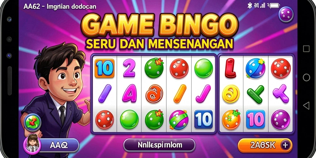 Tampilan menarik saat bermain game Bingo AA62.