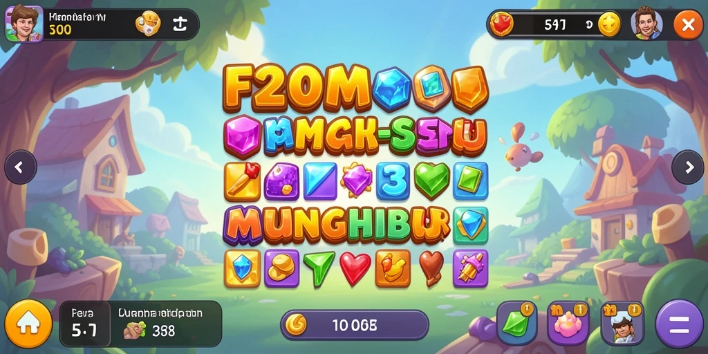 Menampilkan gameplay F200M yang penuh warna dan menantang.