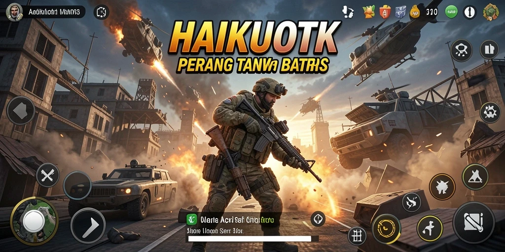 Tampilan gameplay HAIKUOTK yang seru dan penuh aksi.