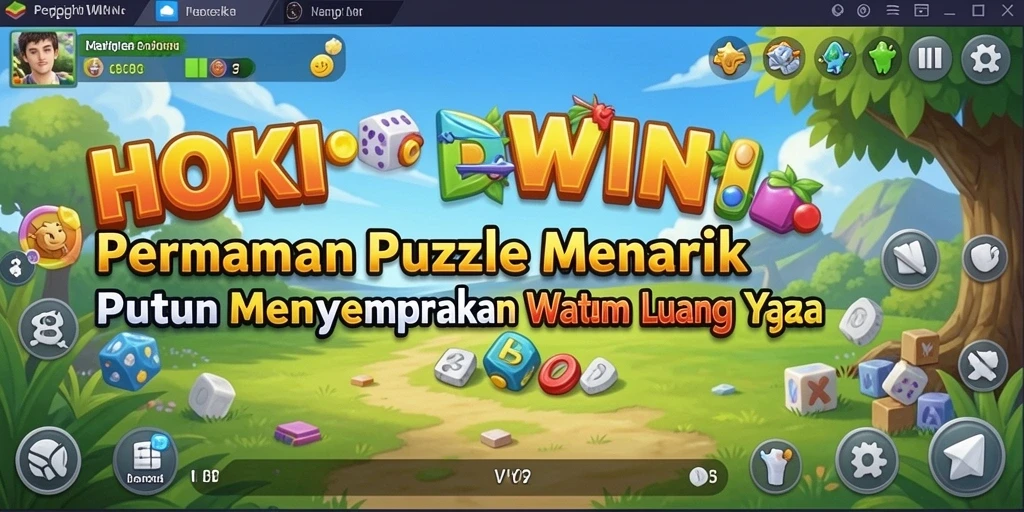 Tampilan screenshot dari gameplay HOKIWIN dengan teka-teki menantang.