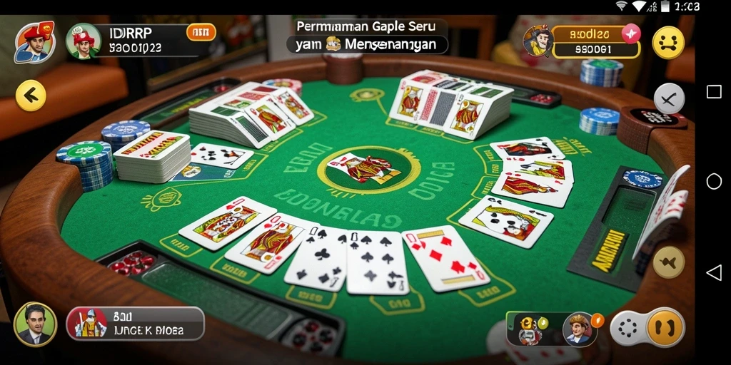 Tampilan gameplay Gaple yang menarik di IDRRP.
