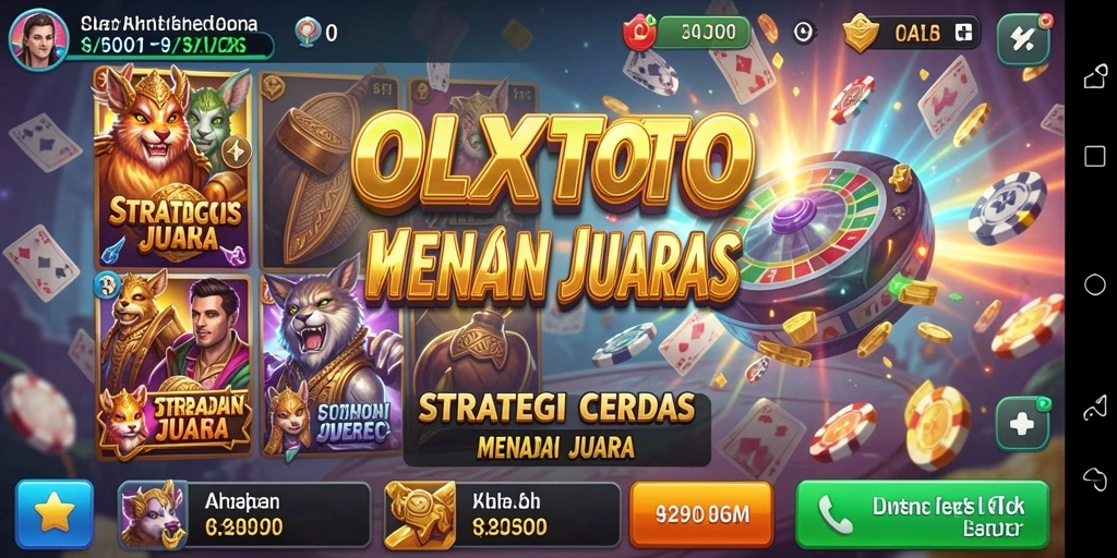 Tampilan gameplay strategis yang memukau dan menantang di OLXTOTO.