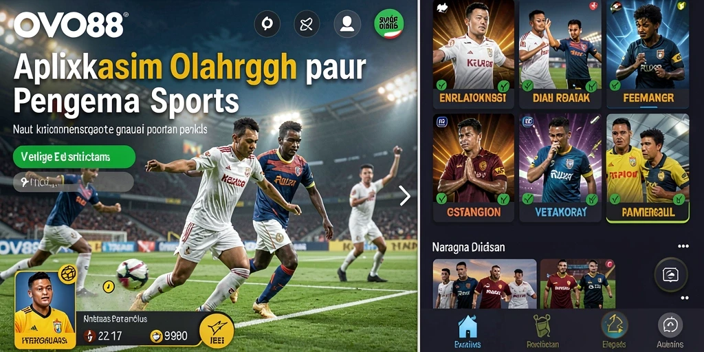 Screenshot gameplay OVO88 yang menampilkan serunya pertandingan olahraga.