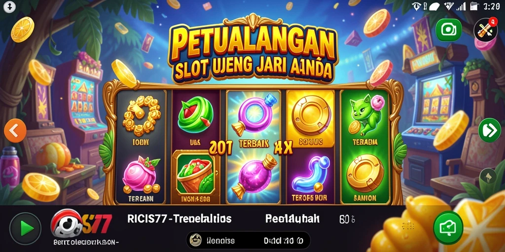 Tampilan menarik dari gameplay Slot RICIS77 yang menawan.