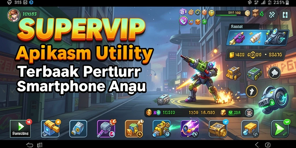 Tampilan antarmuka SUPERVIP yang intuitif dan user-friendly.