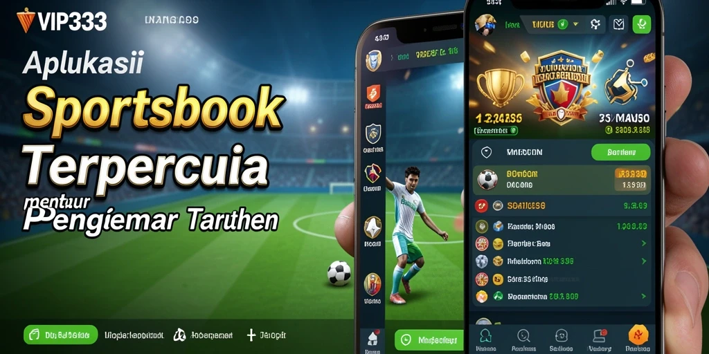 Tampilan antarmuka intuitif dari aplikasi Sportsbook VIP333.
