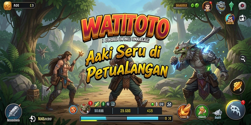 Gameplay seru dengan aksi mendebarkan di WATITOTO.