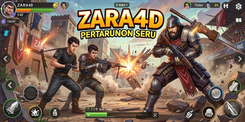 Gameplay seru ZARA4D dengan pertarungan dinamis dan karakter beragam.